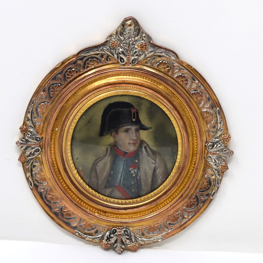 Framed miniature painting of Napoleon  Bonaparte (1 of 8)