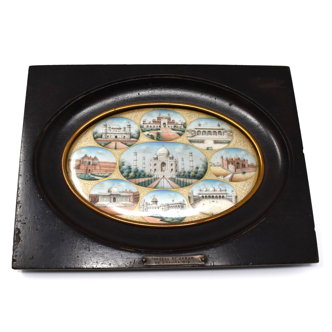 19th. Cent. Indian miniature painting of North Indian Monuments (1 of 10)