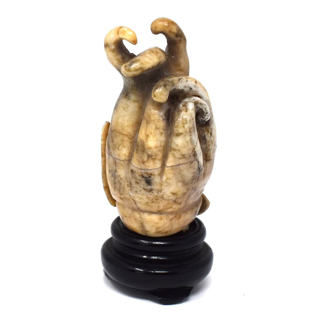 Chinese " Buddha hands" hardstone carving (1 of 10)