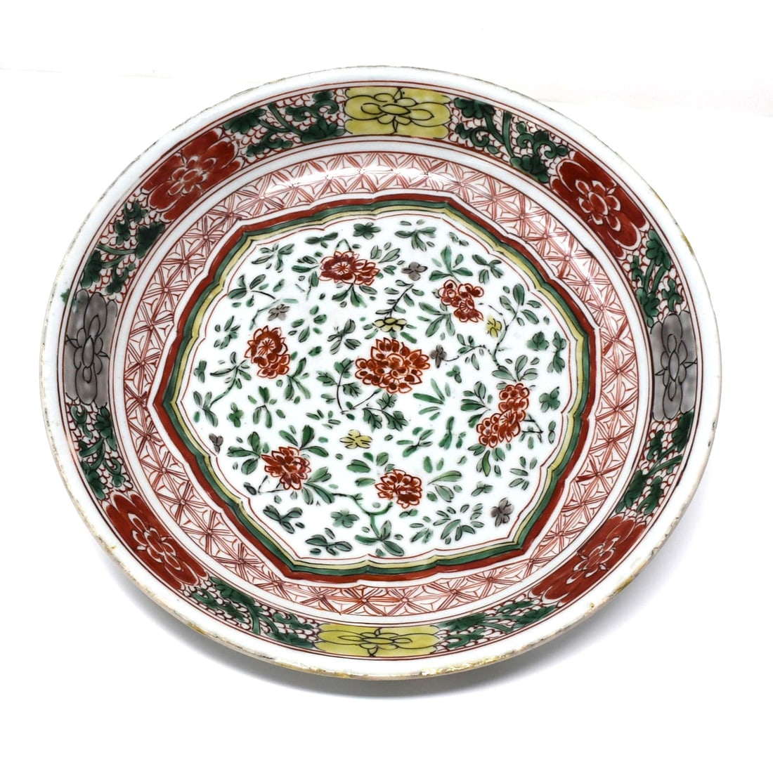 Chinese Wucai decorated dish (1 of 8)
