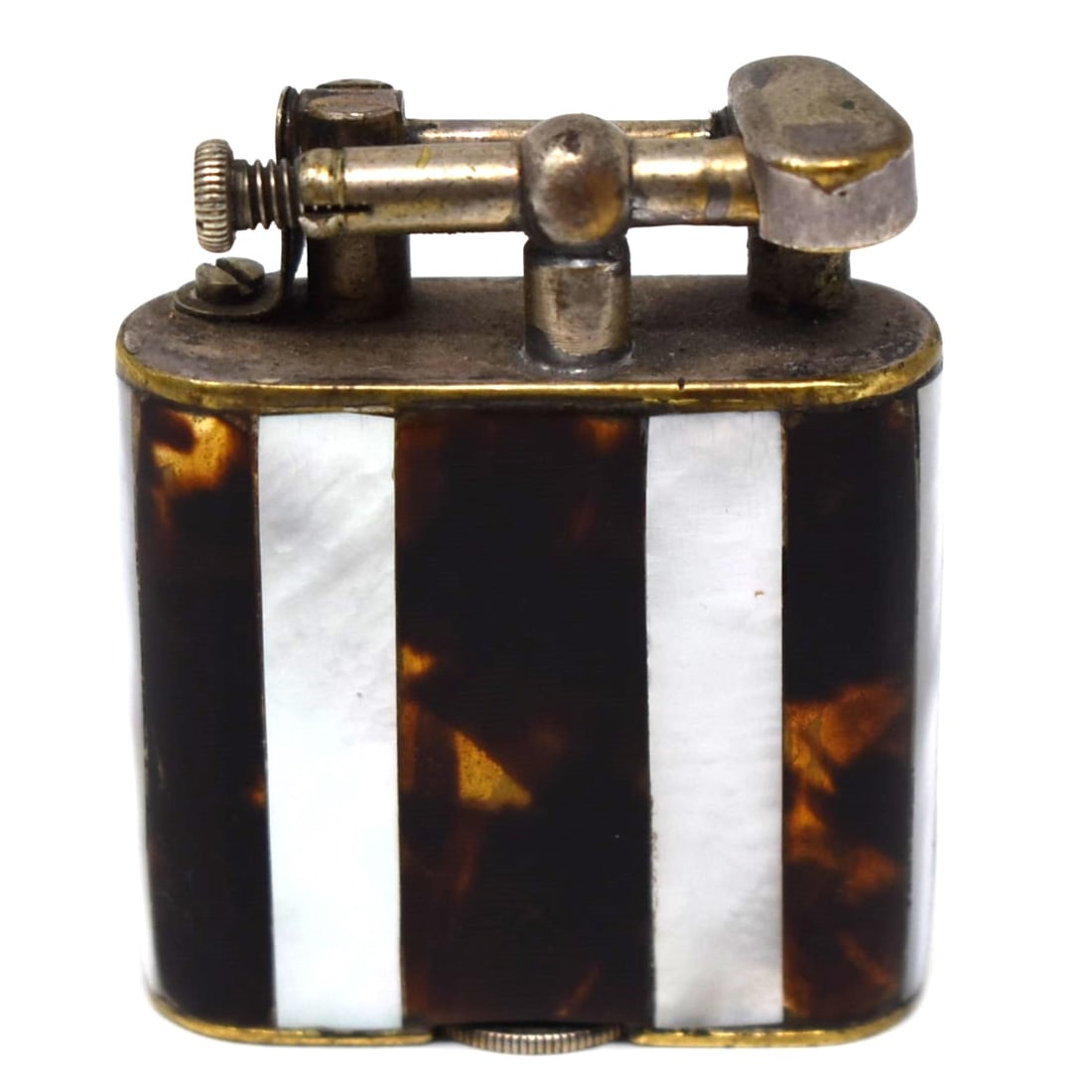 DUNHILL UNIQUE mother of pearl lift arm lighter (1 of 10)
