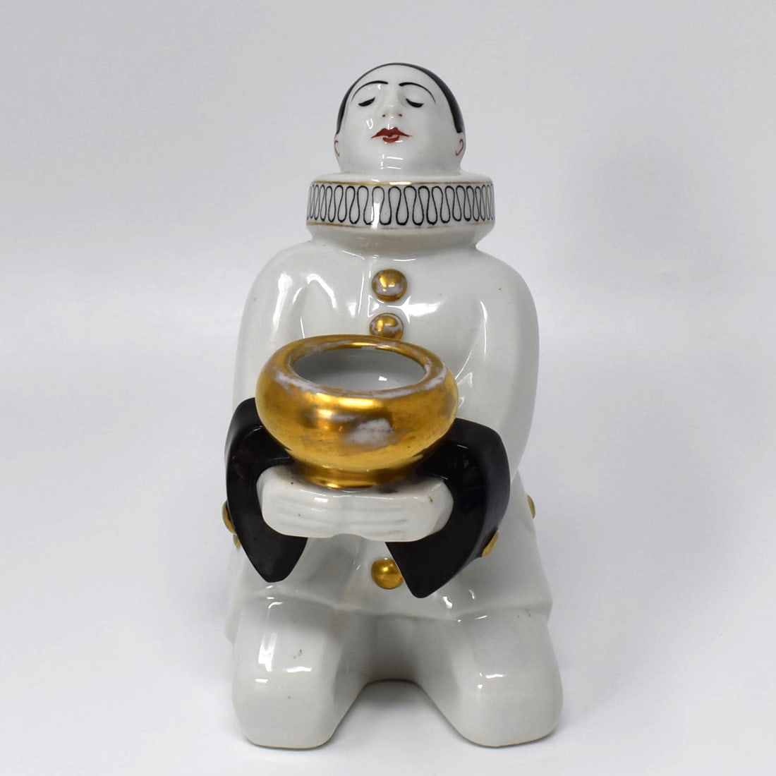 Aladin , Paris Art Deco Pierrot porcelain night perfume lamp (1 of 10)