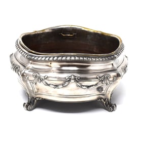Antique French .950 silver centerpiece jardiniere