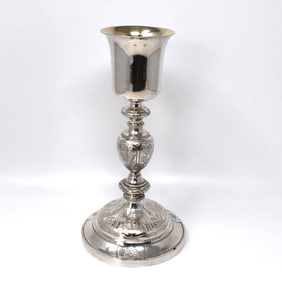 Early 19th cent. French solid silver chalice 1818-1839