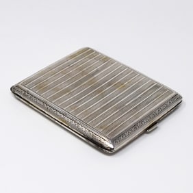 Continental .900 silver cigarette case