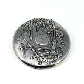 Antique Japanese or Chinese .900 silver compact