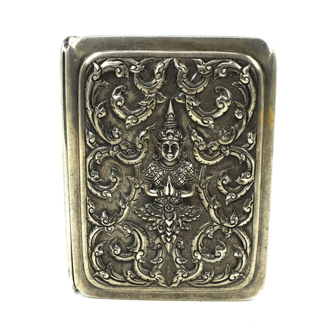A vintage solid sterling silver case, Siam (1 of 7)