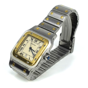 CARTIER Santos Galbee large Quartz Two-Tone Wristwatch