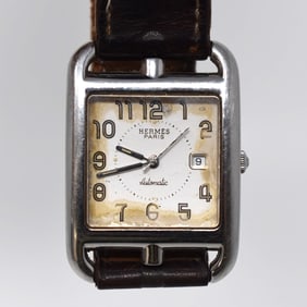 Vintage HERMES Cape Cod mens wristwatch