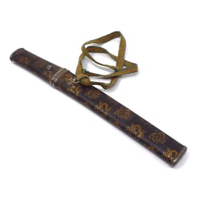 An antique Japanese tanto knife
