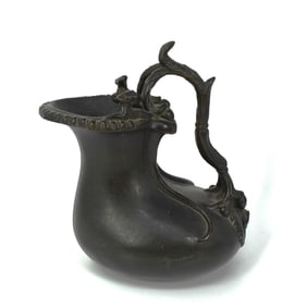 An antique Grand Tour bronze Askos Ewer jug
