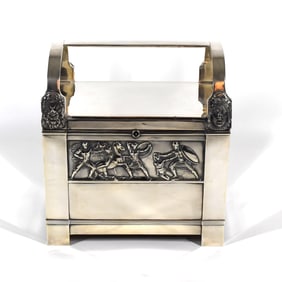 A rare Art Nouveau period WMF jewel casket model 204