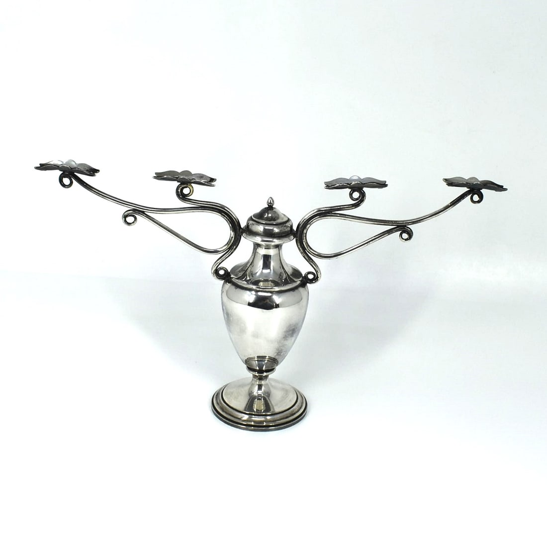 An unusual antique silverplate lamp? Or lighter? (1 of 16)