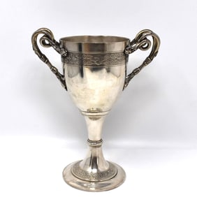 Antique French silverplate chalice by adolphe Boulenger, Paris