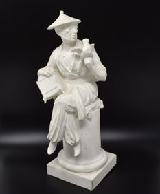 Royal Worcester bisque porcelain chinoiserie figure by A. Azori