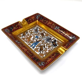 HERMES, Paris, porcelain ashtray