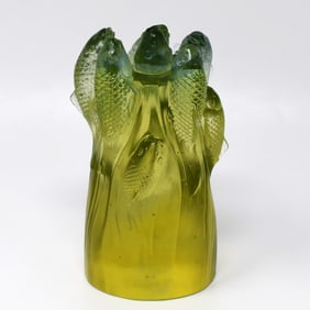 Wan Xiajun, Tittot, Art Glass fish sculpture