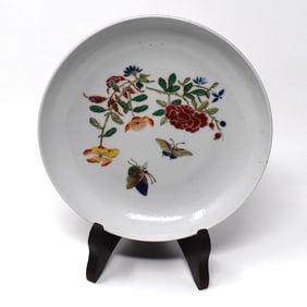 A Chinese famille rose porcelain ' floral' dish