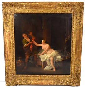 Attributed to Theodor VAN THULDEN (1606-1669)  Joseph and Potiphar's wife