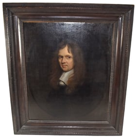 17th cent. Dutch School, Portait of a Gentleman