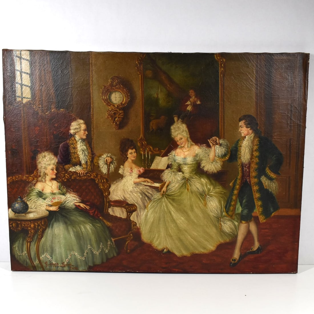 Giuseppe GUIDI (1881-1931), Music room interior scene (1 of 13)