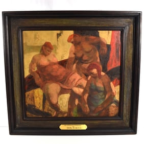 Karl Otto KNATHS (1891-1971) 'In Homage to Cezanne', oil on canvas