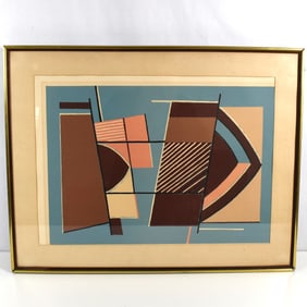 Alberto MAGNELLI (1888-1971) Composition L2, Screenprint