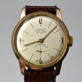 Vintage 1950's Dupont Antimagnetique  men's wristwatch