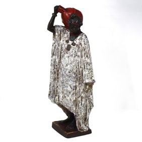 Anna QUINQUAUD (1890-1984),  'Femme porteuse d'eau Songoi', glazed terracotta 1925