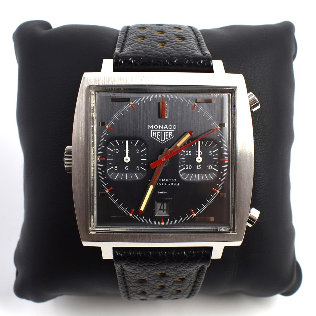 Heuer Monaco Ref. 1133 'Steve McQueen' Automatic Chronograph, circa 1970, with TAG Heuer Service (1 of 20)