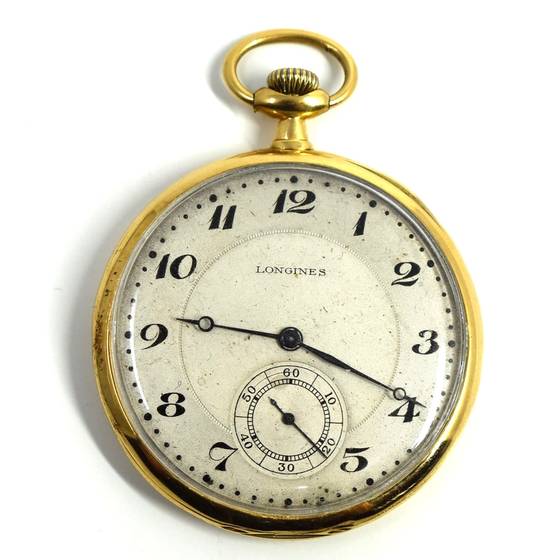 Antique Longines 18k Gold Grand Prix Pocket Watch circa 1915 (1 of 15)