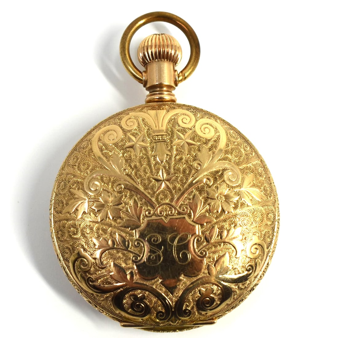 Antique Seth Thomas for A. Eichler NY gold-filled hunter case pocket watch (1 of 14)