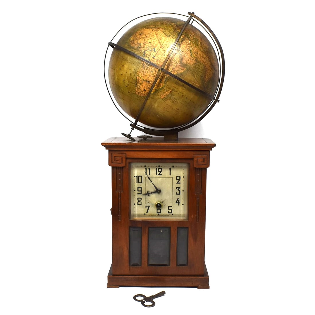 A Rare 'Galilei' globe clock by Carl Wener & Johann Werndl, circa 1910 (1 of 17)