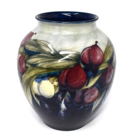 A Moorcroft 'Wisteria Plum' vase
