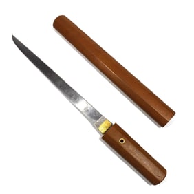 A signed antique Japanese Samurai Tanto Dagger