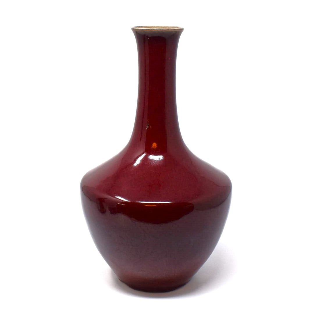 A Chinese Sang-de-boeuf glazed bottle vase (1 of 17)