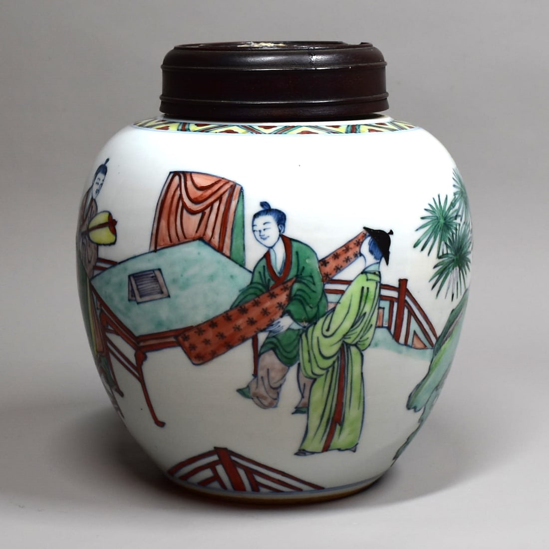 A Chinese Doucai porcelain jar (1 of 20)