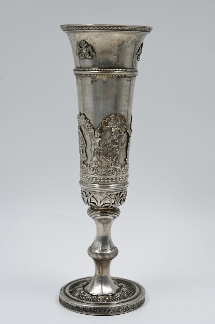 General art. Antique Russian silver cup, silver 84, circa 1850.Antique Russian silver cup, made of (1 of 3)