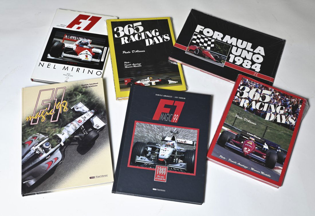 6 Libri Annuari di Formula 1 anni 1984-1986-1987-1988-1998-1999 (in Italiano) (1 of 1)