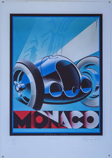 Levesque - Litografia numerata - Monaco 1936: Stampa d'autore (Giclée) di Alain Levesque - Monaco 1936, opera realizzata nel 2007 (14 su 245) Condizioni: eccellenti Category: print Style&Period:900 Materials&Techniques: litografia n.14