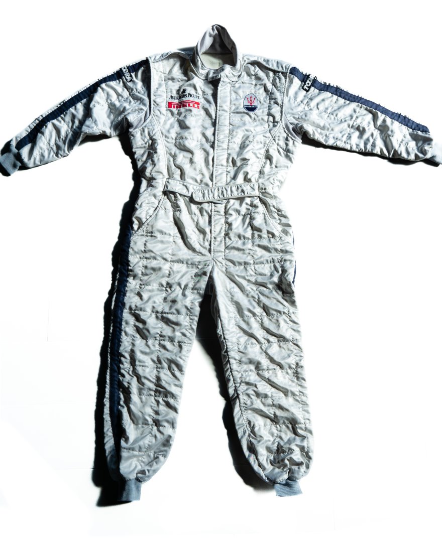 Tuta da Meccanico Team Corse Maserati Tora recante sponsor Audemars Piguet: Tuta da Meccanico Team Corse Maserati Tora recante sponsor Audemars Piguet