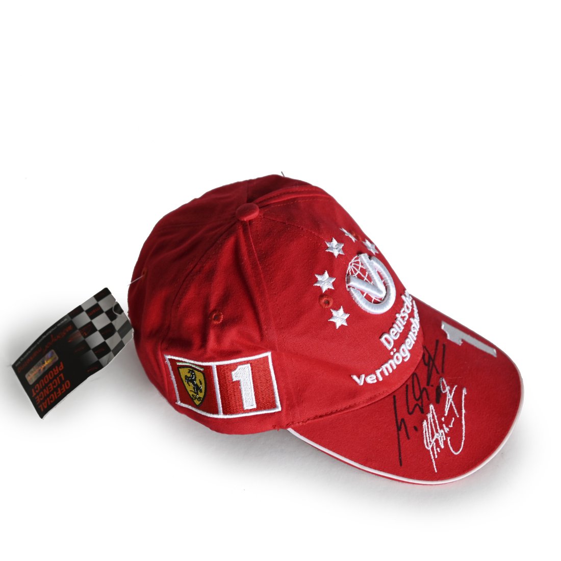 Cappellino ufficiale Michael Schumacher - Ferrari 2003, autografato (1 of 1)