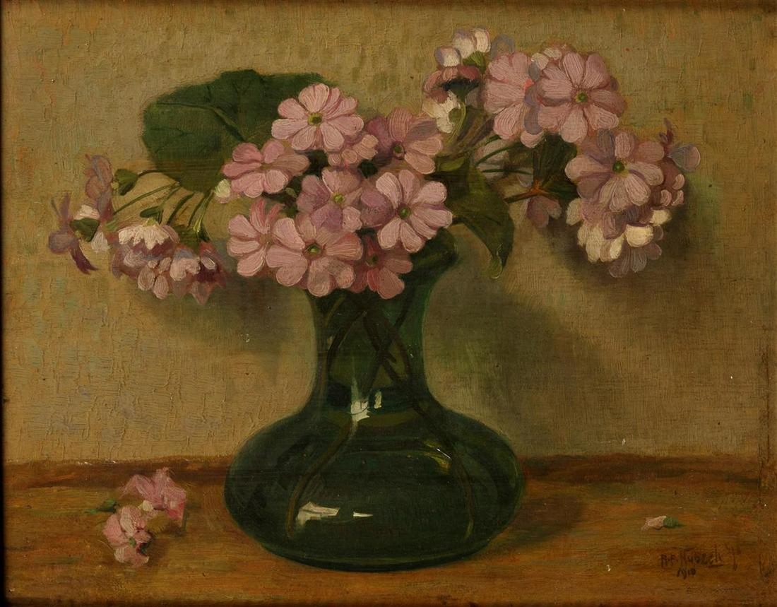 A lot with (2) paintings one by Jan Flier (Breda 1878 - 195 (1 of 8)