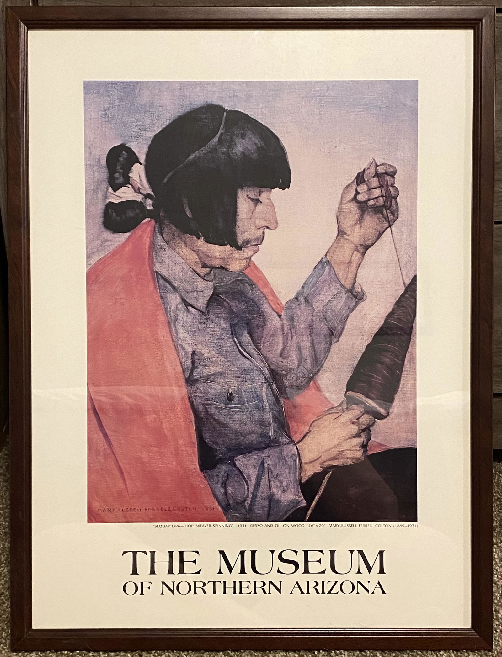 Vintage "The Museum of Northern Arizona" Art Exhibit Poster (1 of 6)