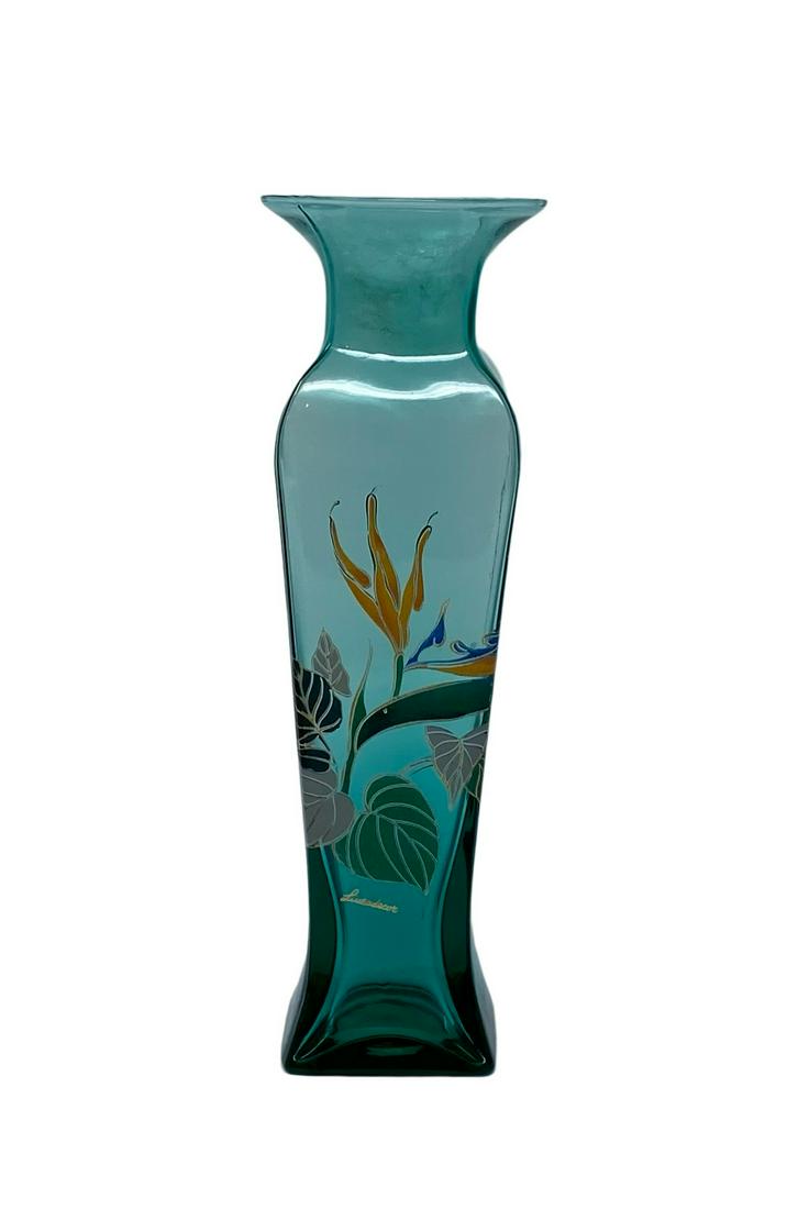 Liveadecor with Bird of Paradise Flowers Blue Vase (1 of 8)