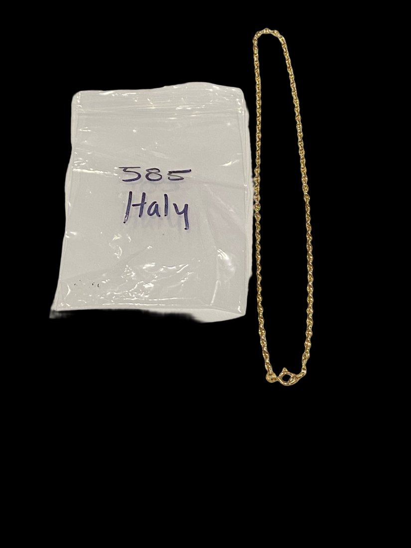 14K Gold Italian Necklace (1 of 5)