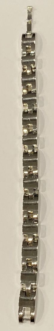 Mexico Sterling Silver Chunky Link Bracelet (1 of 5)