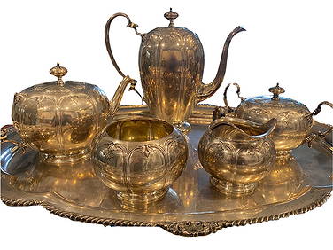 Antique Shreve & Co. Sterling Silver Coffee and Tea Set (1 of 9)