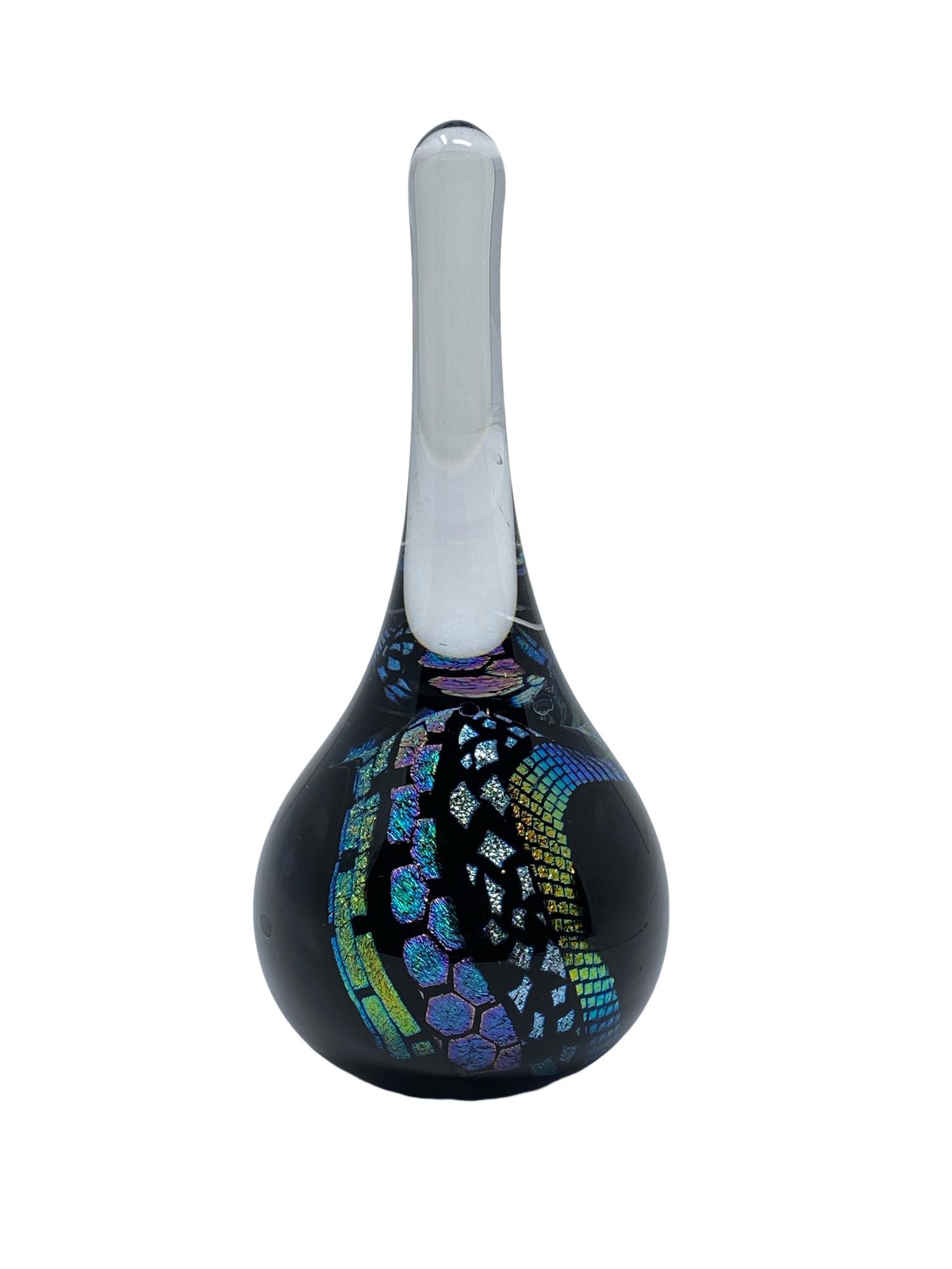 2015 Signed Robbins Art Glass Ring Holder (1 of 5)