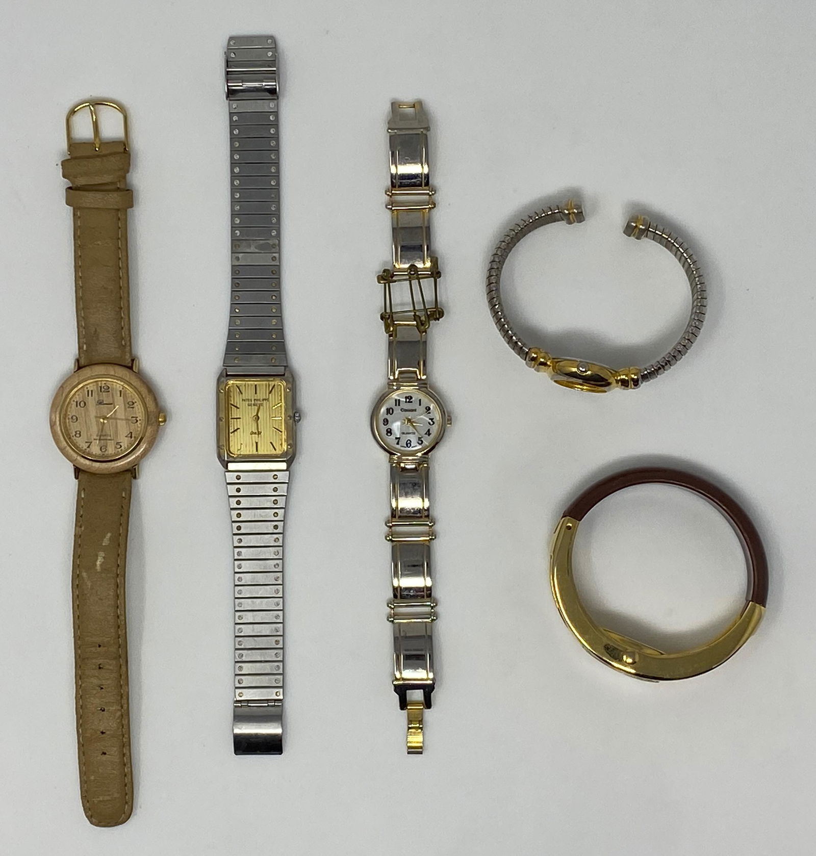Assortment of Watches Including Ronica, Geneve, Cassant, and Peugeot: Assortment of Watches Including Ronica, Geneve, Cassant, and Peugeot